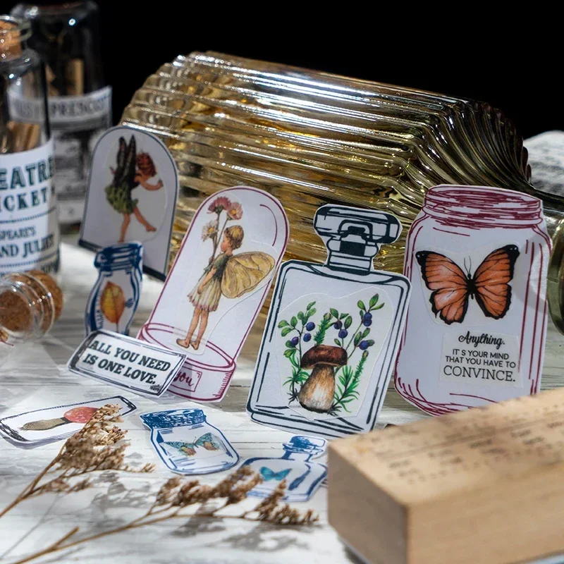 Vintage Collectible Books - 20pcs 기타 컬렉션 시리즈 스티커북 빈티지