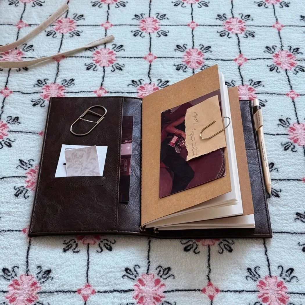 빈티지 블랙 노트 PU 가죽 블랭크 크래프트 다이어리  - Vintage Collectible Books 리뷰 및 가격